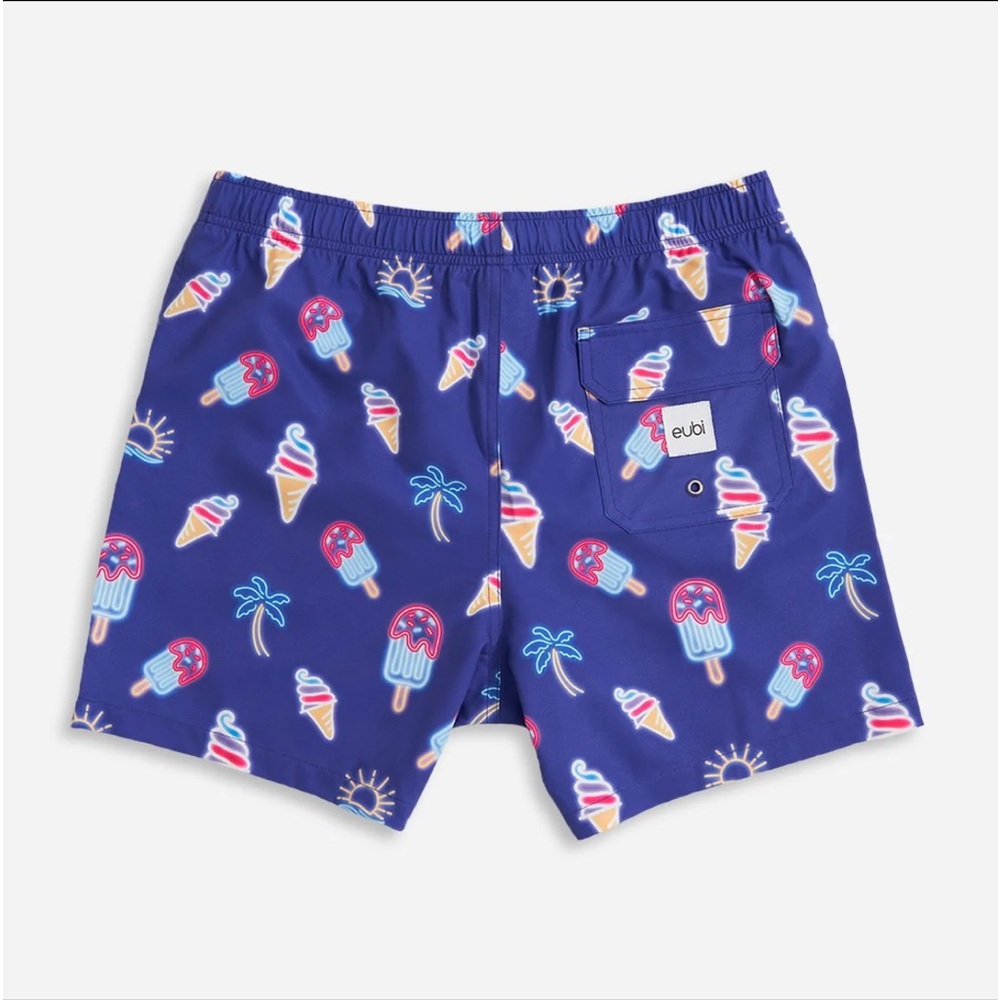 NWT Men’s Eubi signature 5” swim short in size XL (36-37)